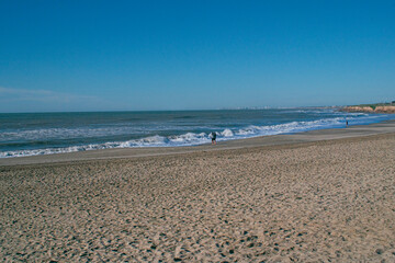 Marine landscape in Santa Clara del Mar , Buenos Aires , Argentina