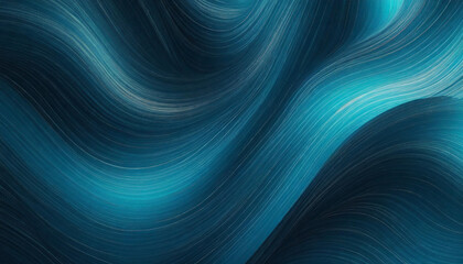 Abstract Waves Background Azure Currents: A Mesmerizing Flow of 3D Abstract Waves in Electric and Ocean Blues