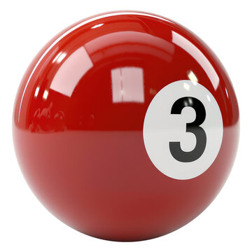 3-Ball Three-Ball Billiard Pool Ball
