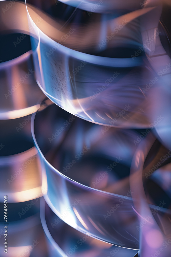 Poster abstract background with reflections and caustics. hi-tech. futuristic background image. created wit