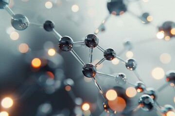 Chemical Cosmos: Captivating 3D Model of Biomolecules - Delving into the Complexities of Molecular Biology