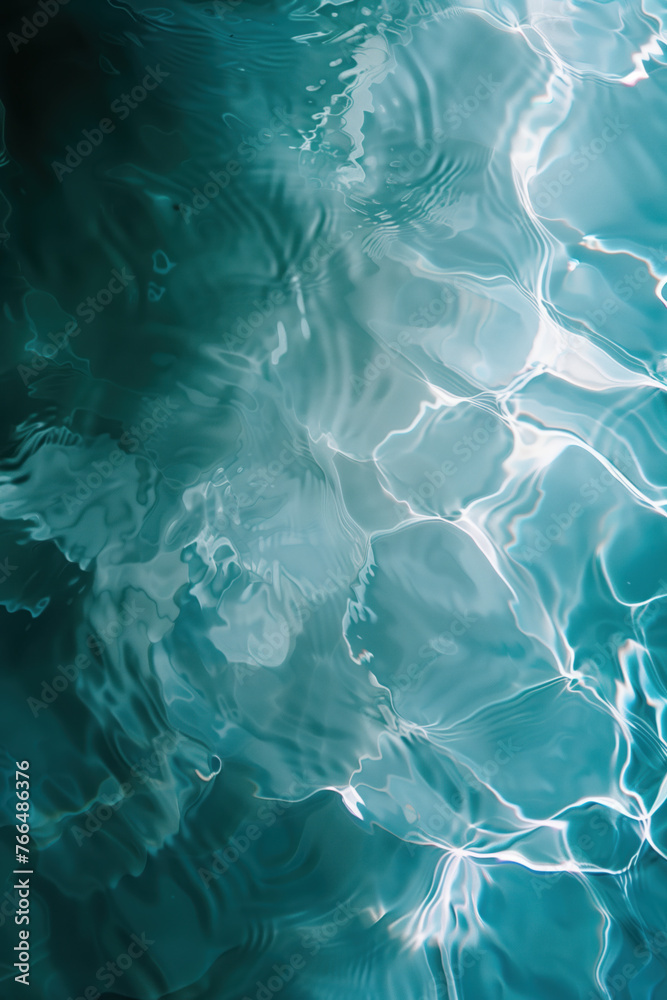 Poster abstract background with reflections and caustics. hi-tech. futuristic background image. created wit