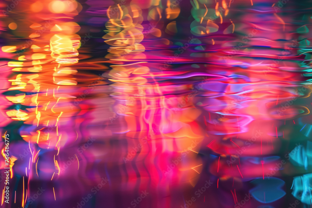 Poster abstract background with reflections and caustics. hi-tech. futuristic background image. created wit