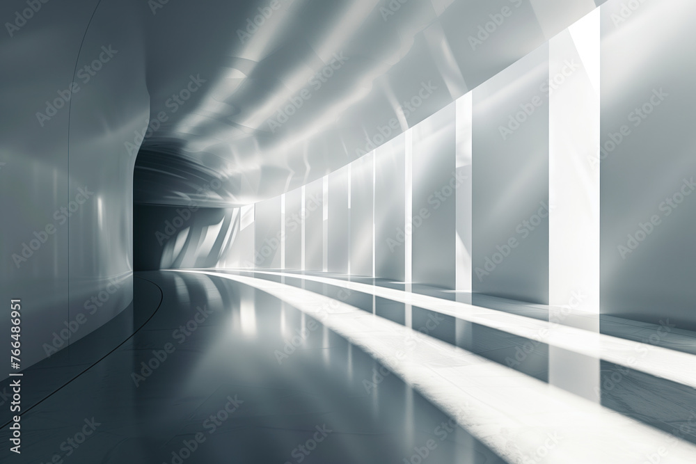 Poster abstract background with reflections and caustics. hi-tech. futuristic background image. created wit