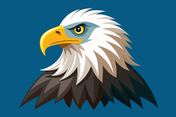 american bald eagle vector illustration