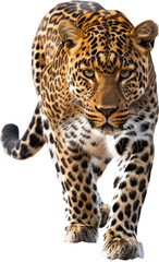 Jaguar in stealth mode, cut out transparent