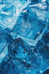 Close up of ice cubes, perfect for refreshing summer drinks