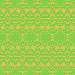 Old wallpaper on the wall.