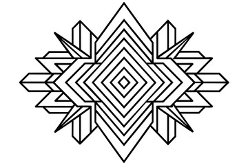 christmas star on white background