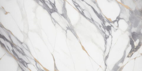 Panoramic white Carrera  stone marble texture background. White and grey floor ceramic counter texture stone slab smooth tile background.