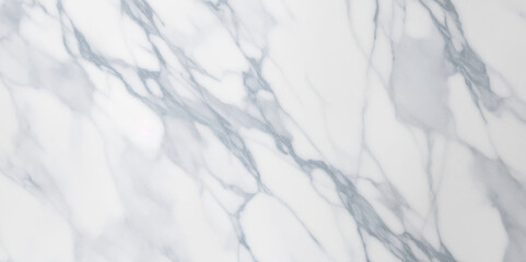 Panoramic white Carrera  stone marble texture background. White and grey floor ceramic counter texture stone slab smooth tile background.