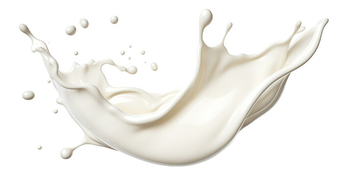 Splash of milk or cream, cut out