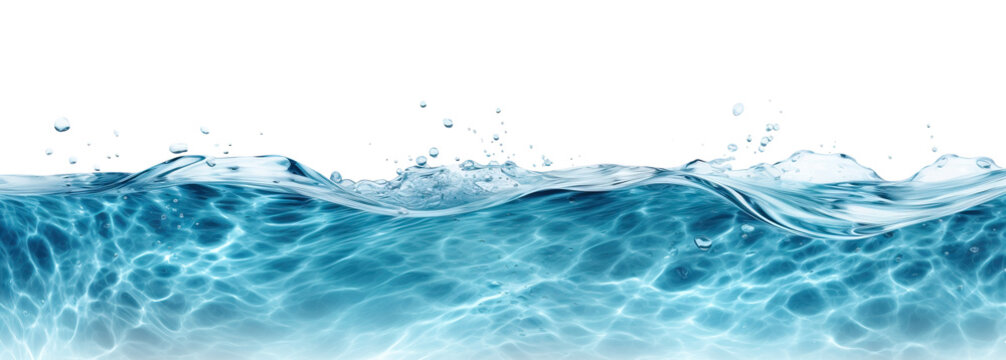 Sea water surface cut out