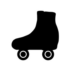 Retro roller skate shoes icon - 766498568