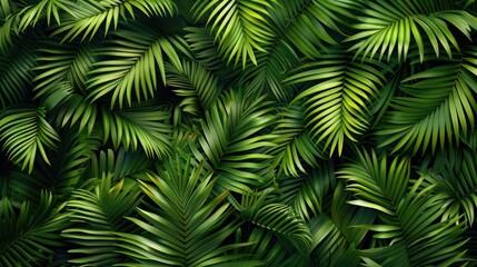 Close up of a bunch of green leaves, perfect for nature backgrounds