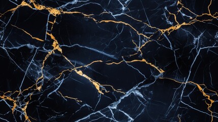 Black and gold marble texture background