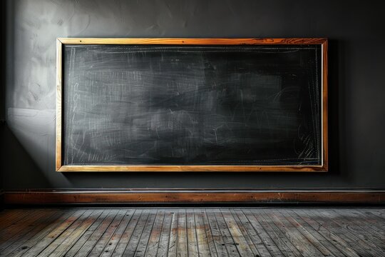  A minimalist, solid-colored chalkboard transforming into a digital screen, blending traditional teaching with modern educational technology