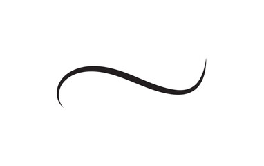 Underline text. Hand drawn collection of curly swishes, swashes, swoops. Calligraphy swirl. Highlight text elements.