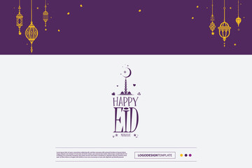 awesome Eid Logo Design design classic style