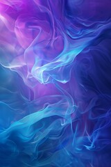 Obraz premium Gradient background transitioning from deep purple to electric blue.