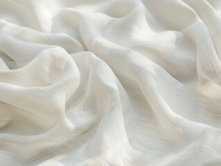 Fototapeta premium Plain white background with a subtle linen texture.