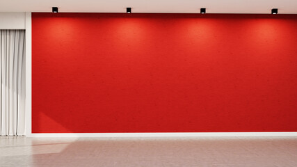 Large luxury modern bright interiors Living room mockup illustration 3D rendering image - 766508332