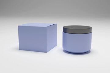 Blank mockup for cosmetic product