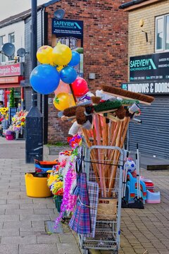 Products In Front Of Shop 