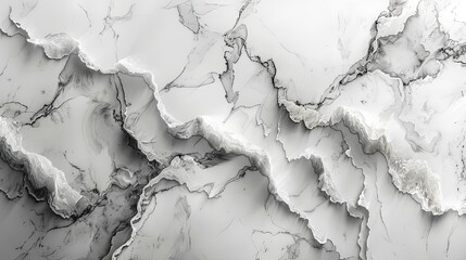 Elegant marble texture with intricate veining. Generative AI - obrazy, fototapety, plakaty