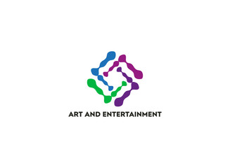 Music note logo design inspiration creative template