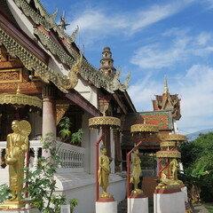Wat Phuak Hong,วัดพวกหงษ์,small temple in Chiang Mai on January 31, 2024