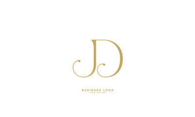 JD,D J, J, D, Abstract Letters Logo monogram