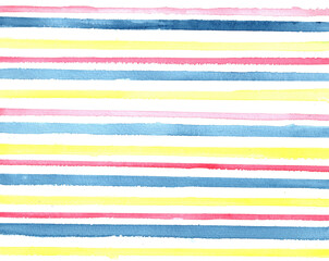 colorful background.hand drawn watercolor stripes pattern.  colorful and elegant  colorful. wallpaper , summer stripes unique stripes