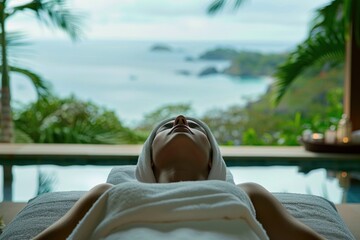 Luxurious Spa Retreat, Experience Ultimate Relaxation with a Soothing Spa Treatment while Enjoying the Breathtaking Views of the Majestic Ocean Waves