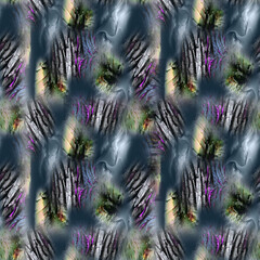 Seamless Print Shibori pattern and tie-dye allover textile Shibori allovers pattern design