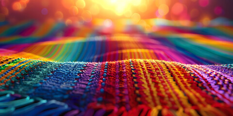 Mexican style loom texture, colorful, festive Mexican background
