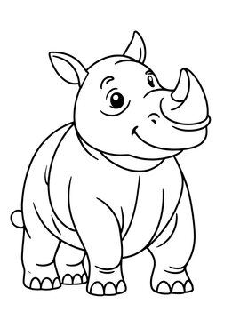 Playful Cartoon Rhino Coloring Page for Kids
Vibrant Cartoon Rhino Illustration for Coloring Fun
Whimsical Rhino Character Coloring Sheet for Children
Happy Rhino Cartoon Drawing for Creative Coloring