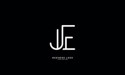 JE,E J, J, E, Abstract Letters Logo Monogram