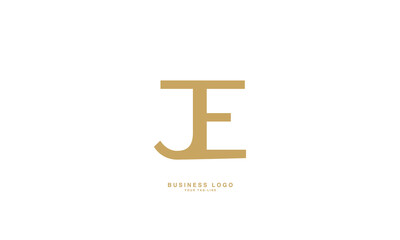 JE,E J, J, E, Abstract Letters Logo Monogram