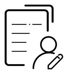 News editing Icon Library pack