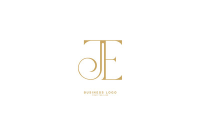JE,E J, J, E, Abstract Letters Logo Monogram