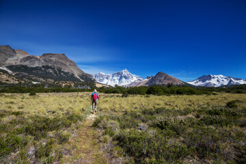 Fototapeta na wymiar Hike in Patagonia