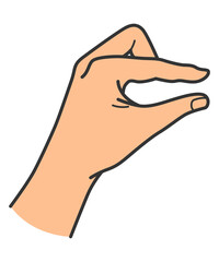 Hand gesture. Gaming animal puppet from hand. Light shade imagination ingenious. Hand play theatrical puppet.  cartoon illustration