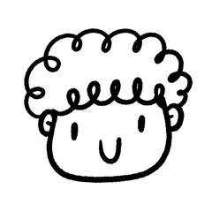 png, people face, cartoon design element, cartoon ,png cartoon, doodle, handdraw, design, charactor, cute, kwaii, cartoon clipart, black and white