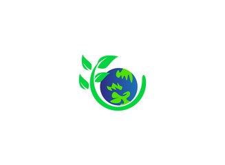 family tree leaf logo template vector illustration design.
