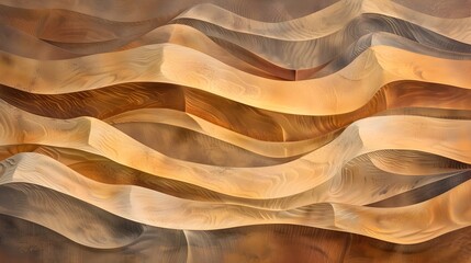 Warm and Textured Desert Dunes:Captivating Abstract Landscape for Earthy Interiors and Decor