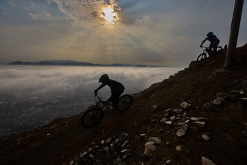 Morro Solar at Chorrillos has become the best bike park in Peru, with amazing views of the city