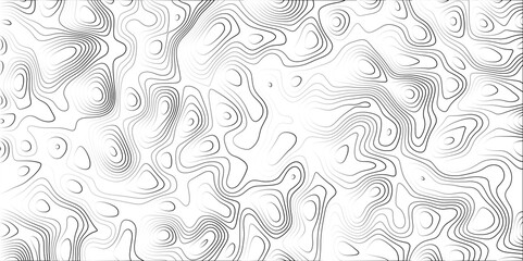 Contour map wavy background. Abstract Geographic Gradient line mountain relief. background. Geography scheme and terrain. Topography grid map. Stylized topographic contour map backdrop.