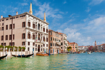 Grand Canal and Rialto Bridge in Venice - 766544133