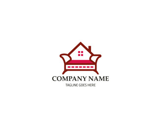 Interior room furniture gallery logo design business logo design